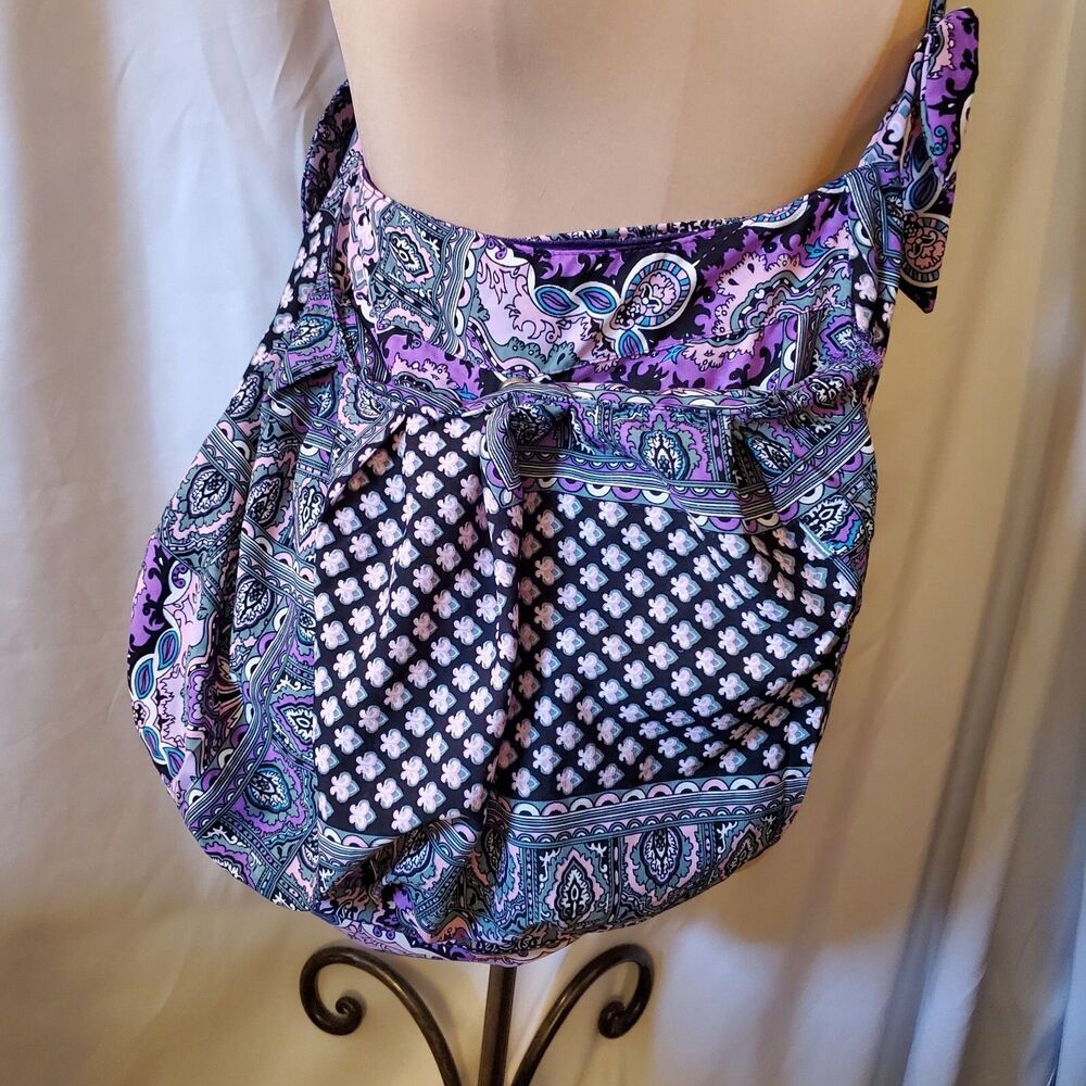Culture Shop Purple Crossbody Boho Pouch Shoulder Bag *Reversible*